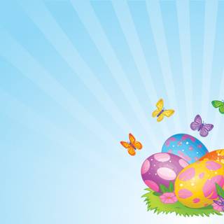 Easter egg yellow wallpaper