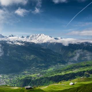 Spring landscape phone wallpaper