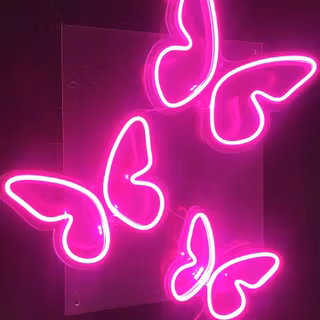 Neon pink glow wallpaper