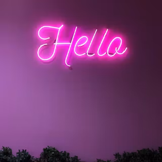 Neon pink glow wallpaper