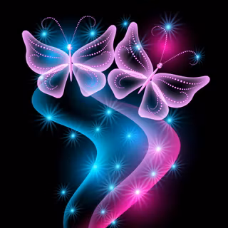 Neon pink glow wallpaper