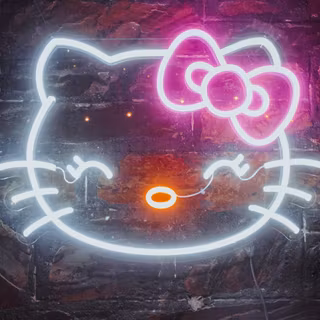 Neon pink glow wallpaper