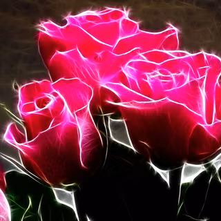 Neon pink glow wallpaper