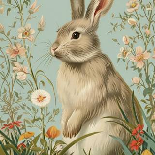 Easter egg vintage wallpaper