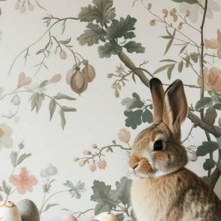 Easter egg vintage wallpaper