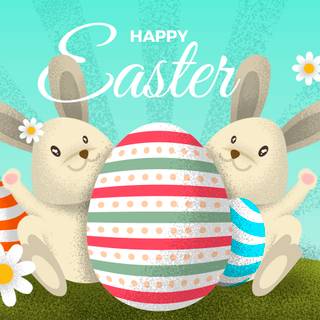 Easter egg vintage wallpaper