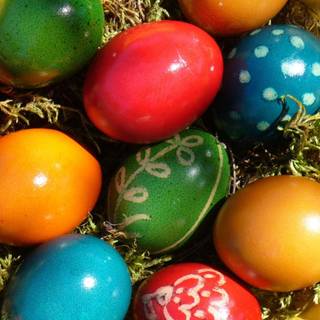 Easter egg vintage wallpaper