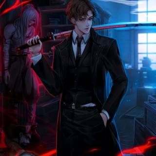 iPad anime boy wallpaper