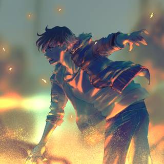 iPad anime boy wallpaper