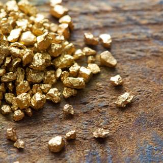 Gold nugget wallpaper