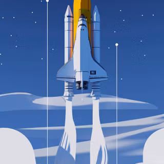 Rocket cartoon wallpaper