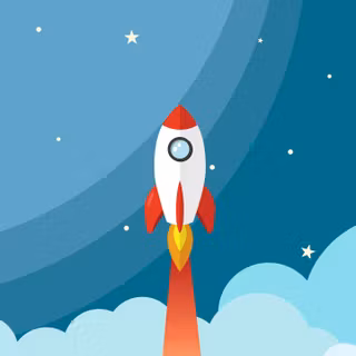 Rocket cartoon wallpaper