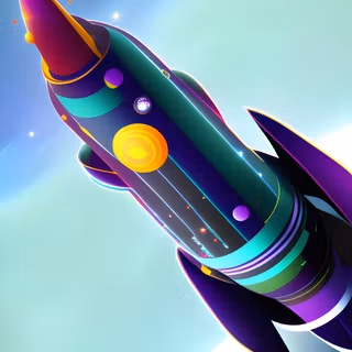 Rocket cartoon wallpaper