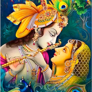 Krishna peacock wallpaper