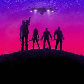 Avengers neon 4k PC wallpaper