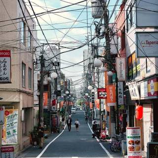 Japan city phone wallpaper