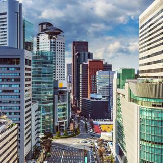 Japan city phone wallpaper