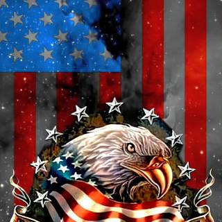 USA flag phone wallpaper