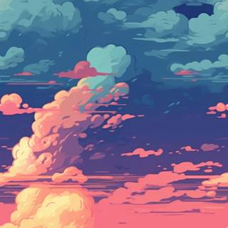 Aesthetic sky phone wallpaper