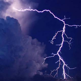 Thunder iPhone wallpaper