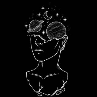 Black and white aesthetic phone wallpaper