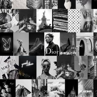 Black and white aesthetic phone wallpaper