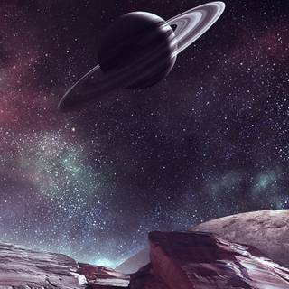 Space aesthetic phone wallpaper