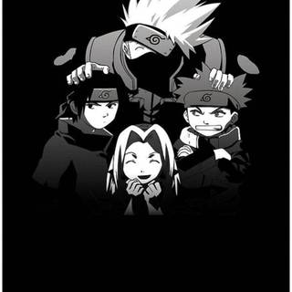 Naruto black iPhone wallpaper