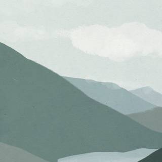 Minimalist landscape iPhone wallpaper