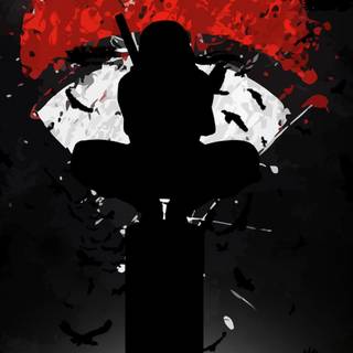 Naruto black iPhone wallpaper