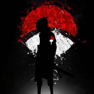 Naruto black iPhone wallpaper