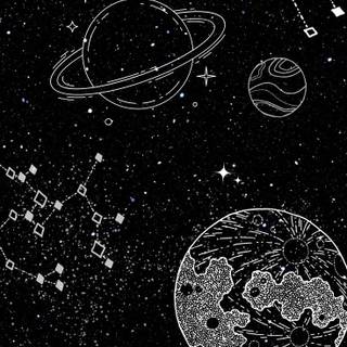 Space aesthetic phone wallpaper