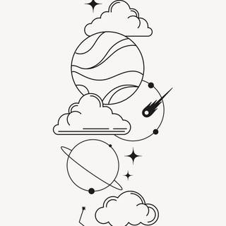 Space aesthetic phone wallpaper