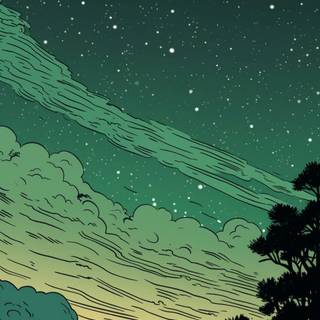 Night aesthetic phone wallpaper