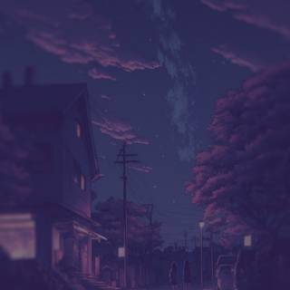 Night aesthetic phone wallpaper