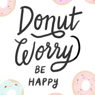 Donuts iPhone wallpaper