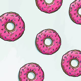 Donuts iPhone wallpaper