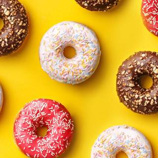 Donuts iPhone wallpaper