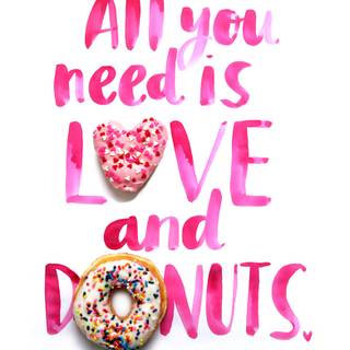 Donuts iPhone wallpaper