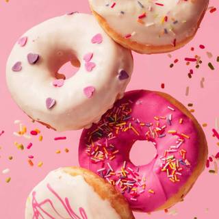 Donuts iPhone wallpaper