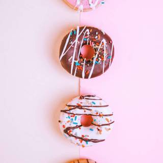 Donuts iPhone wallpaper