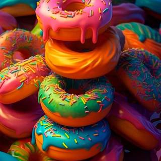 Donuts iPhone wallpaper