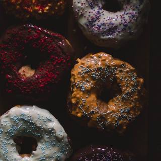 Donuts iPhone wallpaper