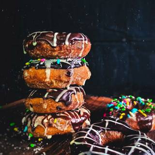 Donuts iPhone wallpaper