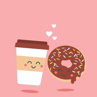 Donuts iPhone wallpaper