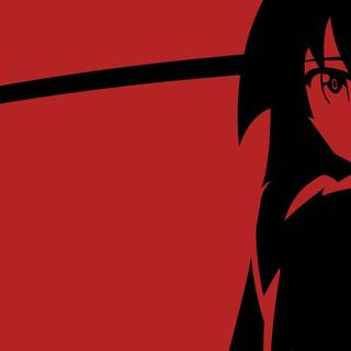 Anime red phone wallpaper