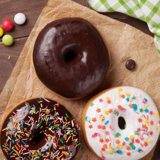 Donuts iPhone wallpaper