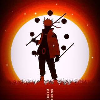 Naruto logo phone wallpaper