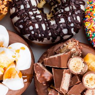 Donuts iPhone wallpaper