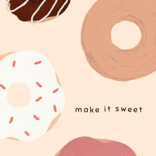Donuts iPhone wallpaper